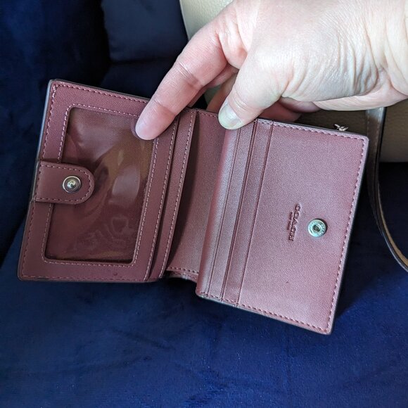 Gallery Tote Bag With Coach Heritage PLUS Matching Snap Wallet - Picture 12 of 14